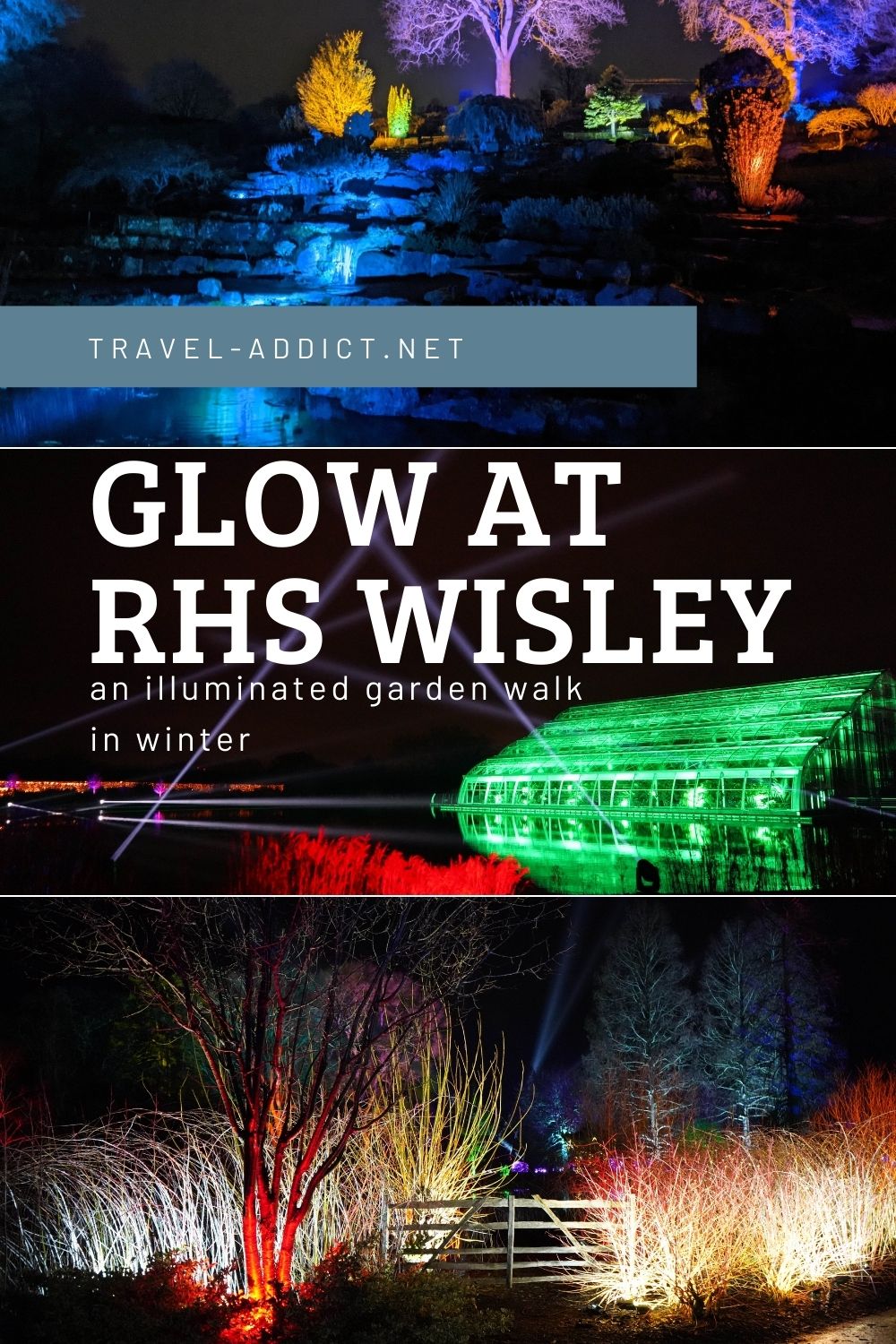 Glow at RHS Wisley, an illuminated garden walk in winter | Travel Addict